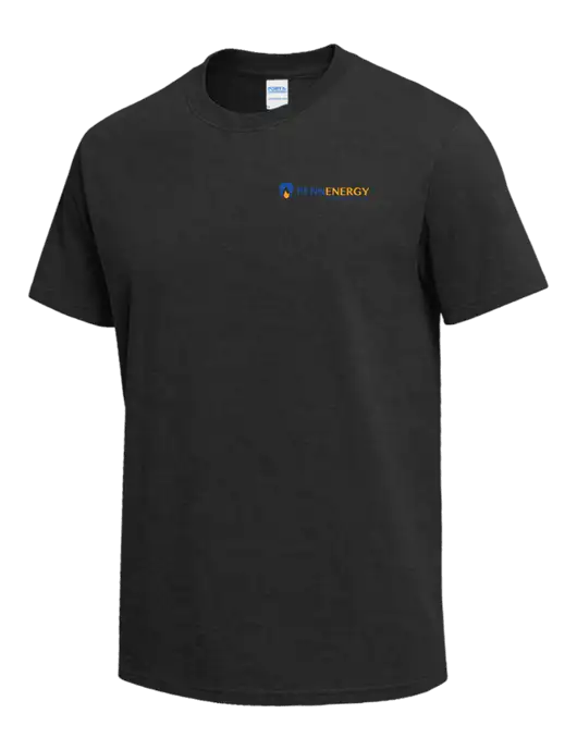 Dark Grey Heather Heavyweight 6.1 oz T-Shirt w/PennEnergy Logo