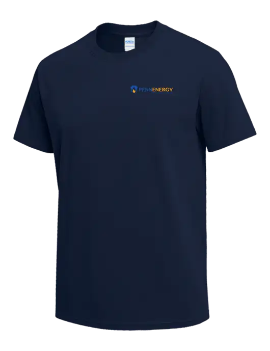 Navy Heavyweight 6.1 oz T-Shirt w/PennEnergy Logo