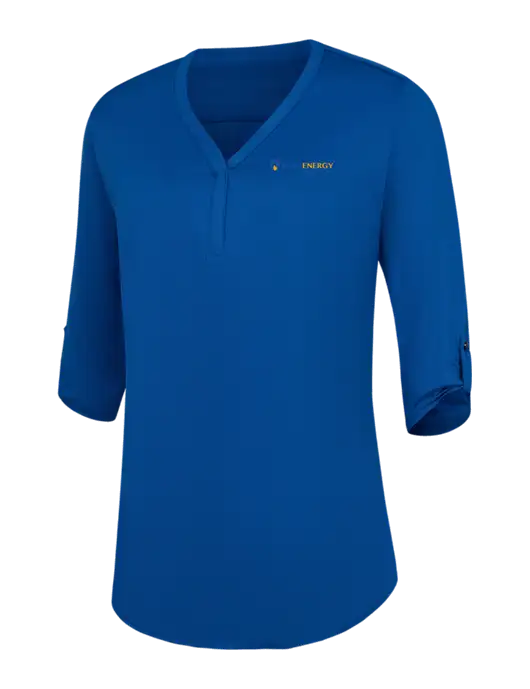 Womens Royal City Stretch 3/4-Sleeve Tunic w/PennEnergy Logo