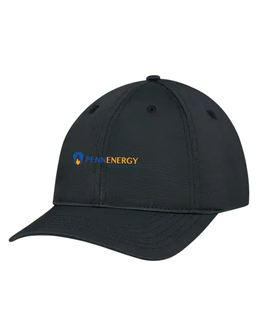 Black Nylon Twill Performance Cap w/PennEnergy Logo