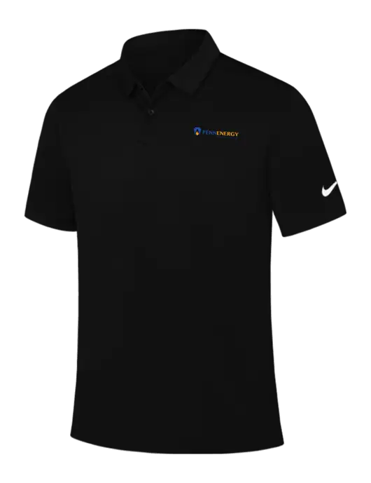 Nike Black Dry Essential Solid Polo w/PennEnergy Logo