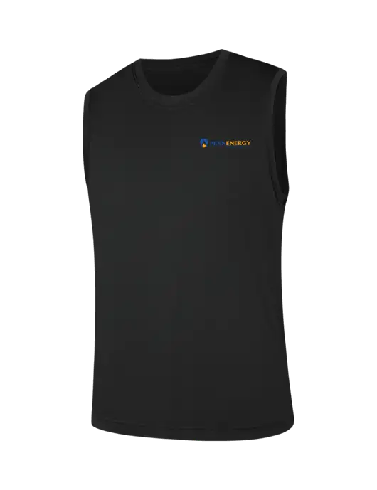 Sleeveless Black PosiCharge Competitor Tee w/PennEnergy Logo