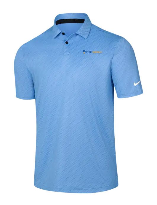 Nike Light Blue Vapor Dash Polo w/PennEnergy Logo
