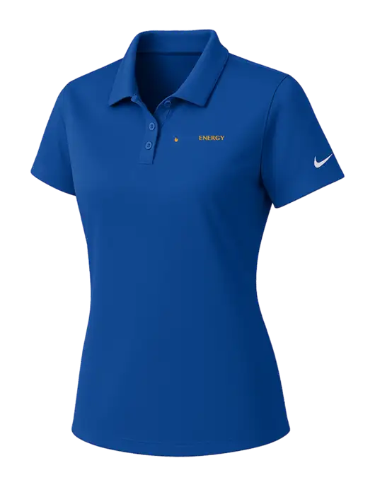 Nike Womens Dark Royal Dry Essential Solid Polo w/PennEnergy Logo