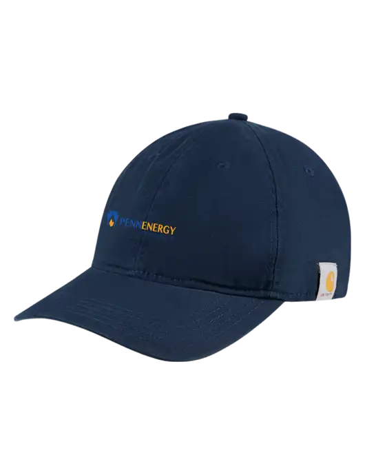Carhartt Navy Cotton Canvas Cap w/PennEnergy Logo