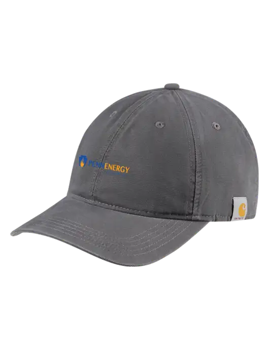 Carhartt Dark Grey Cotton Canvas Cap w/PennEnergy Logo