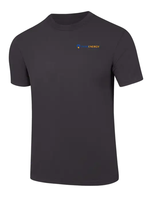 Comfort Colors 6.1 oz Dark Grey Heavyweight Ring Spun T-Shirt w/PennEnergy Logo