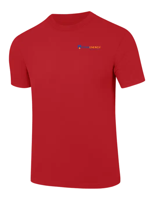 Comfort Colors 6.1 oz Red Heavyweight Ring Spun T-Shirt w/PennEnergy Logo