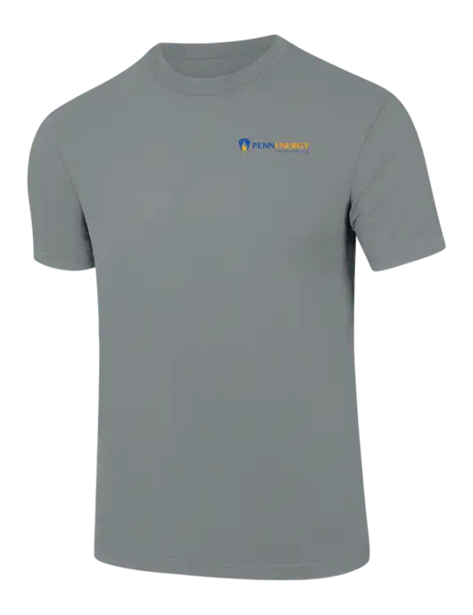 Comfort Colors 6.1 oz Medium Grey Heavyweight Ring Spun T-Shirt w/PennEnergy Logo