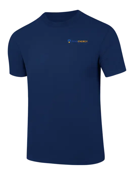 Comfort Colors 6.1 oz Dark Navy Heavyweight Ring Spun T-Shirt w/PennEnergy Logo
