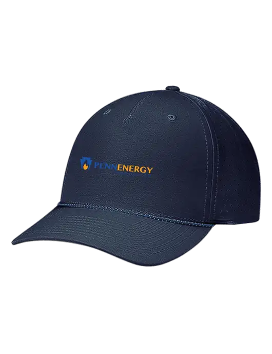 Richardson Laser Perf Performance Dark Navy/Navy-Grey-Blue Rope Cap w/PennEnergy Logo