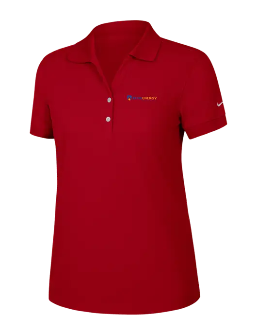 Nike Womens Dri-FIT Classic Red Polo w/PennEnergy Logo