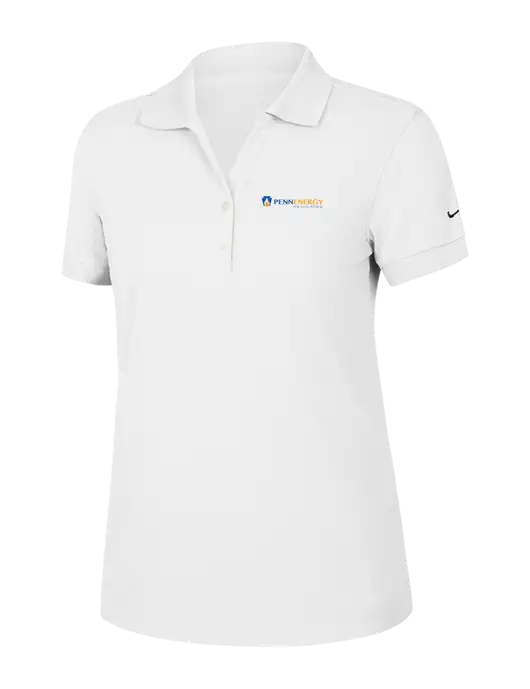 Nike Womens Dri-FIT Classic White Polo w/PennEnergy Logo