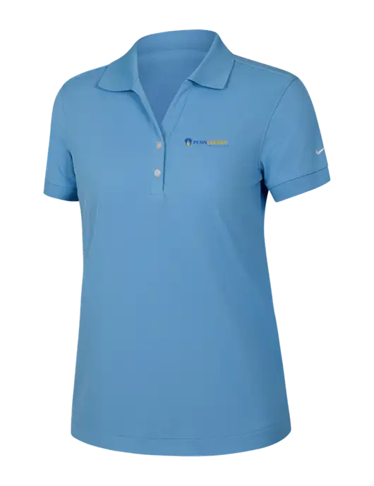 Nike Womens Dri-FIT Classic Light Blue Polo w/PennEnergy Logo