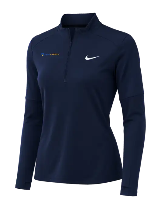 Nike Dark Navy Womens Dri-FIT Element 1/2-Zip Pullover w/PennEnergy Logo