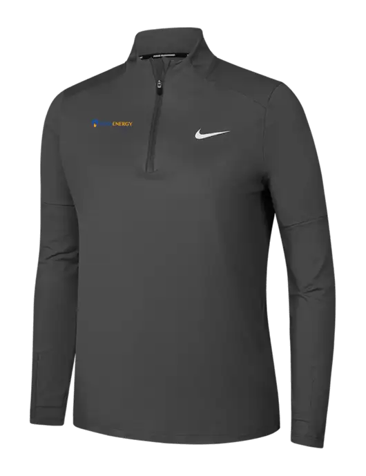Nike Dark Grey Womens Dri-FIT Element 1/2-Zip Pullover w/PennEnergy Logo