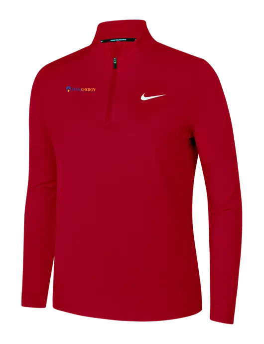 Nike Red Womens Dri-FIT Element 1/2-Zip Pullover w/PennEnergy Logo