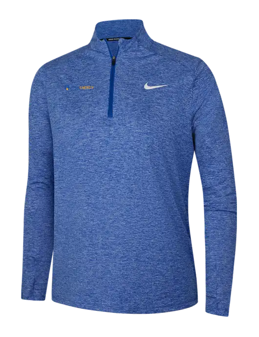 Nike Royal Heather Womens Dri-FIT Element 1/2-Zip Pullover w/PennEnergy Logo
