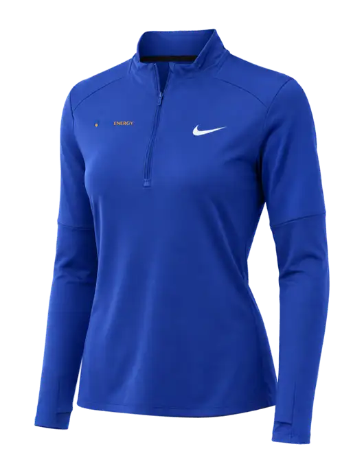 Nike Royal Womens Dri-FIT Element 1/2-Zip Pullover w/PennEnergy Logo