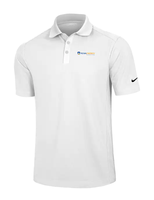 Nike White Dri-FIT Classic Polo w/PennEnergy Logo