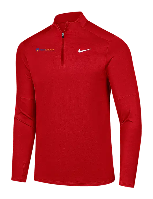 Nike Red Dri-FIT Element 1/2-Zip Pullover w/PennEnergy Logo