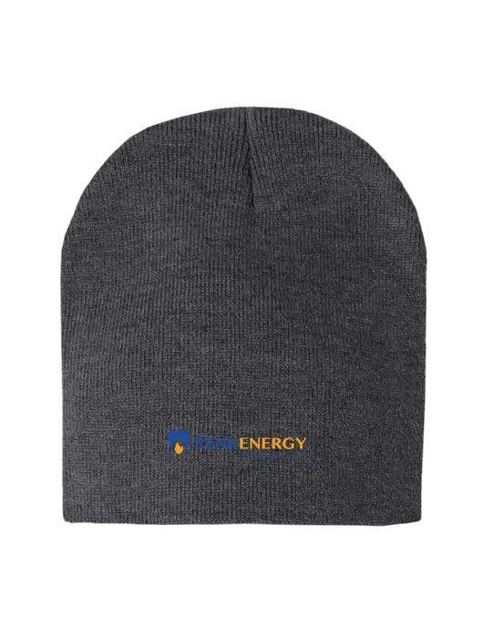 Charcoal Heather Element Knit Beanie w/PennEnergy Logo