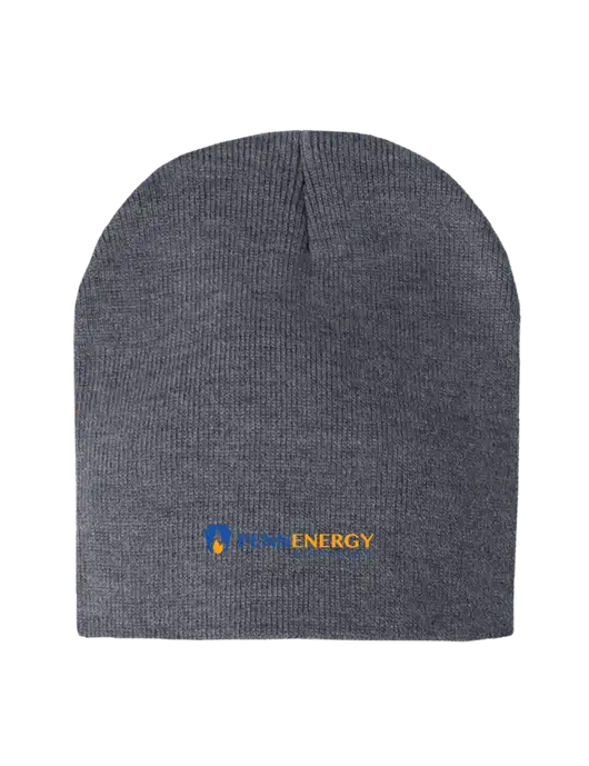 Dark Grey Heather Element Knit Beanie w/PennEnergy Logo