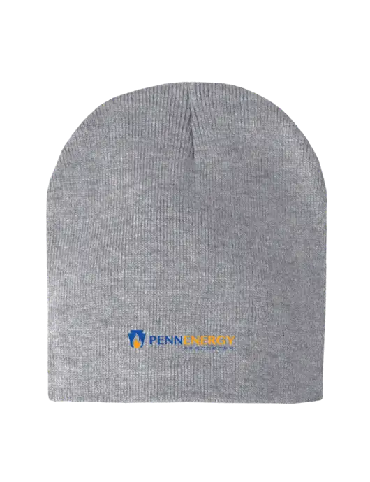 Light Grey Heather Element Knit Beanie w/PennEnergy Logo
