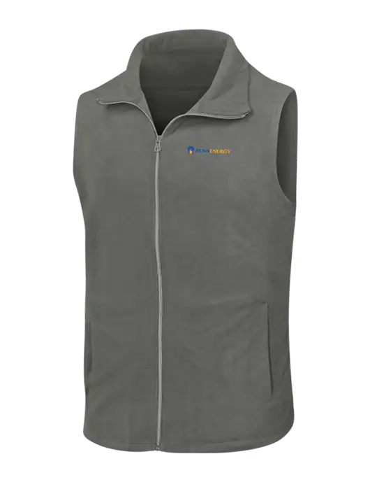 Medium Grey Microfleece Vest w/PennEnergy Logo