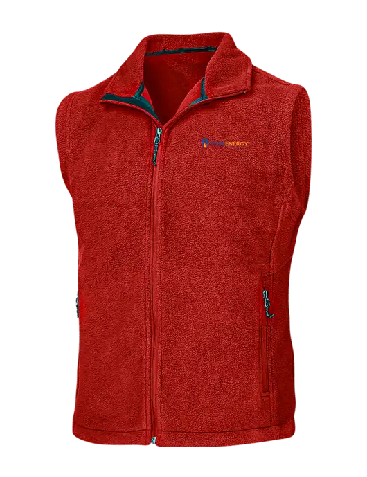 Red Fleece Vest w/PennEnergy Logo
