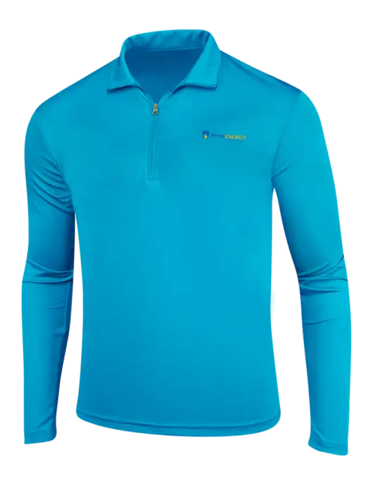 Sapphire Blue PosiCharge Competitor 1/4 Zip Pullover w/PennEnergy Logo