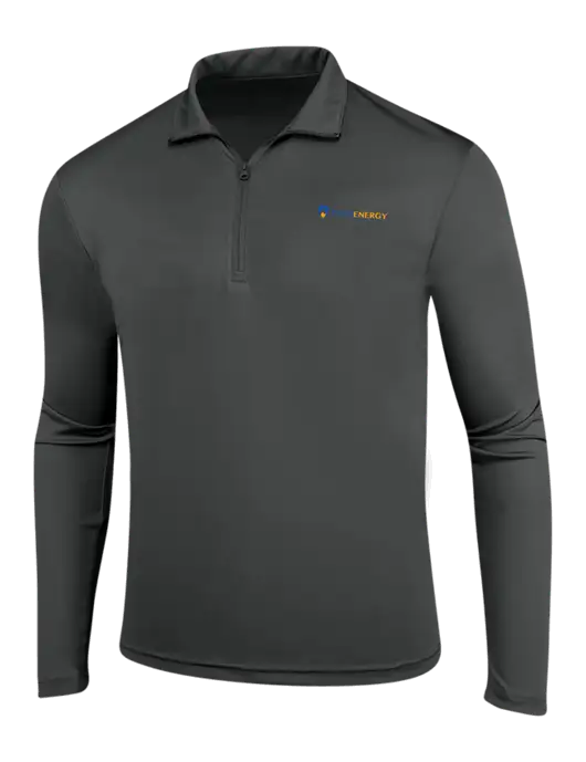 Dark Grey PosiCharge Competitor 1/4 Zip Pullover w/PennEnergy Logo