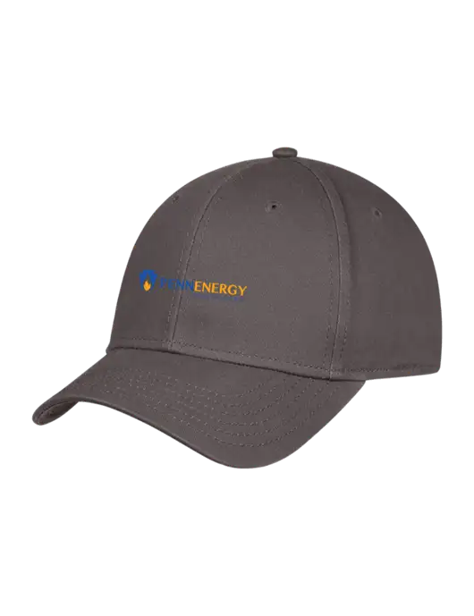 Charcoal Structured Cap Hook & Loop w/PennEnergy Logo
