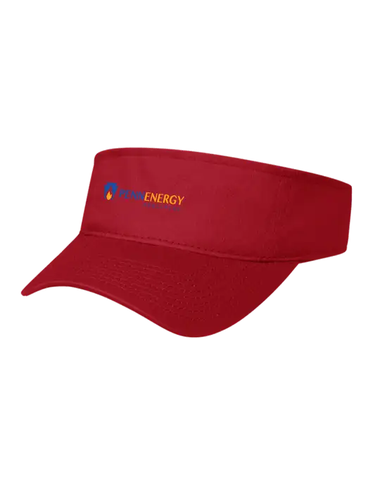 Red Cap Visor w/PennEnergy Logo