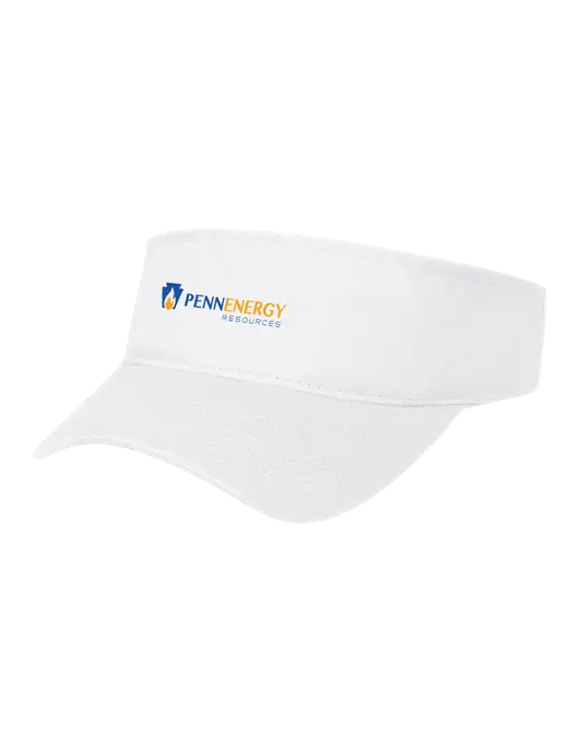 White Cap Visor w/PennEnergy Logo