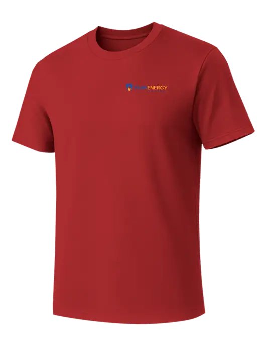 Allmade Revolution Red Organic Cotton Tee w/PennEnergy Logo