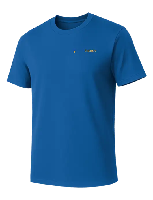 Allmade Royal Blue Organic Cotton Tee w/PennEnergy Logo