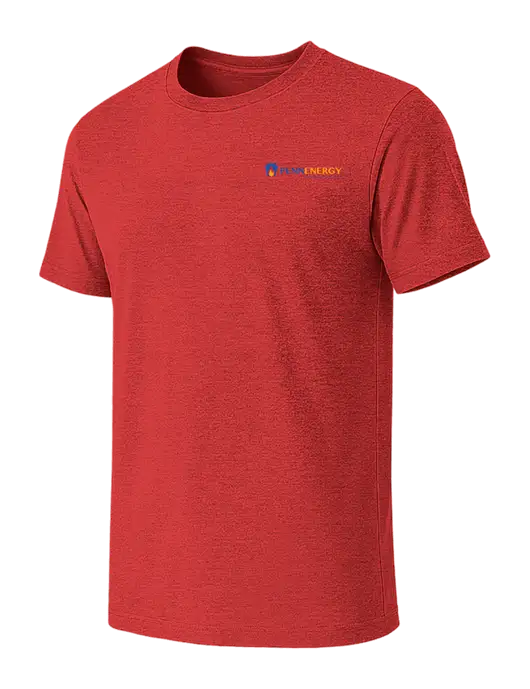 BELLA+CANVAS Heather Red CVC Short Sleeve Tee w/PennEnergy Logo