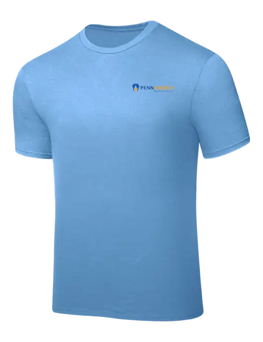Carolina Blue PosiCharge Competitor Tee w/PennEnergy Logo
