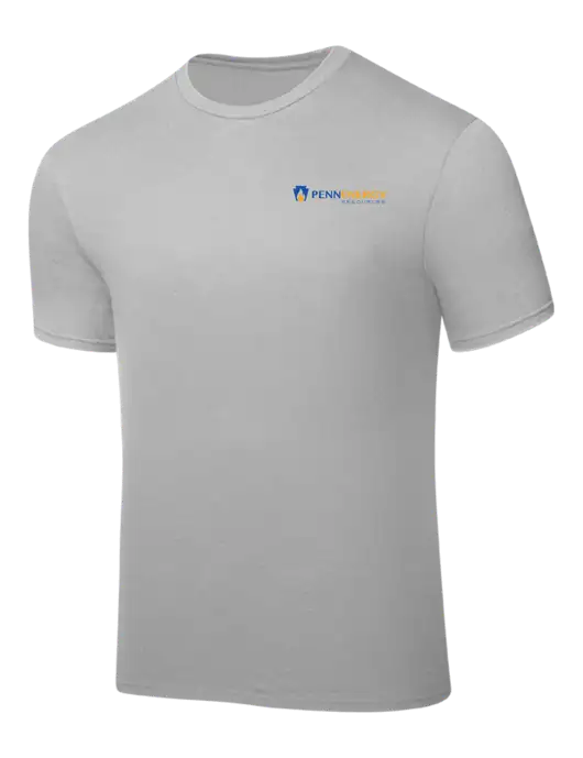 Silver PosiCharge Competitor Tee w/PennEnergy Logo