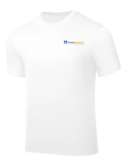 White PosiCharge Competitor Tee w/PennEnergy Logo