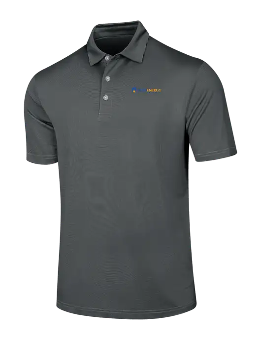 Callaway Black Fine Line Stripe Polo w/PennEnergy Logo