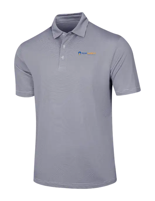 Callaway Navy Fine Line Stripe Polo w/PennEnergy Logo
