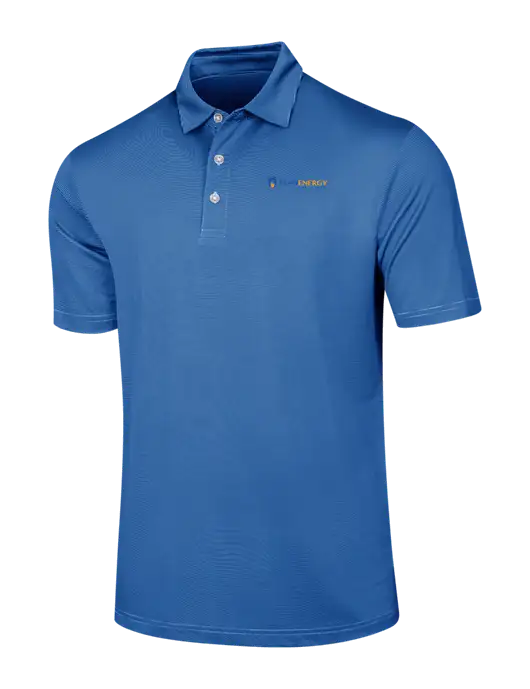 Callaway Royal Blue Fine Line Stripe Polo w/PennEnergy Logo