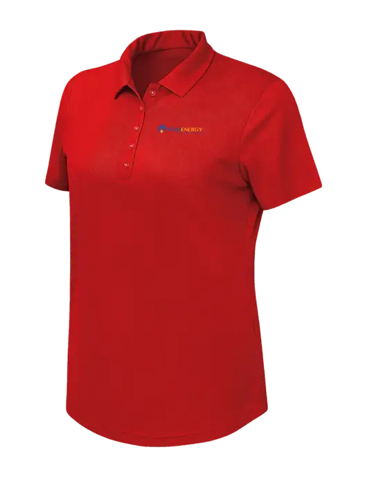Callaway Womens Birdseye Red Polo w/PennEnergy Logo