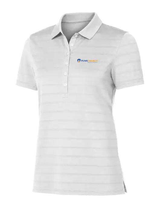 Callaway Womens Bright White Ventilated Polo w/PennEnergy Logo