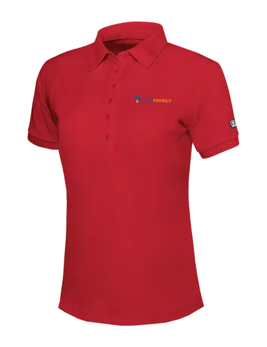OGIO Womens Red Jewel Polo w/PennEnergy Logo