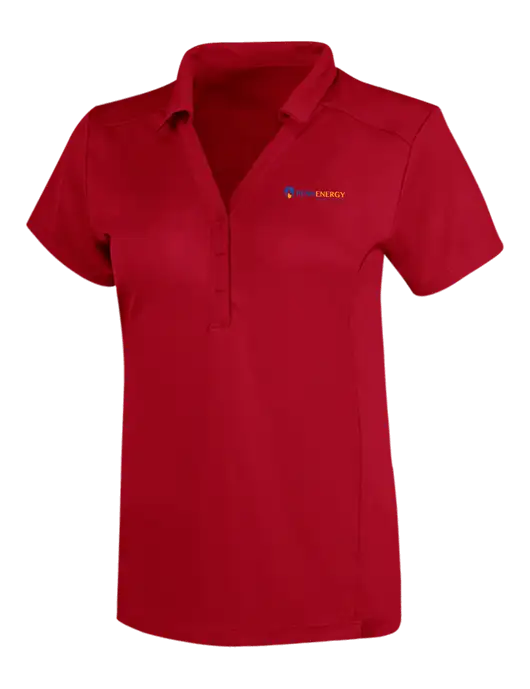 OGIO Red Womens Framework Polo w/PennEnergy Logo