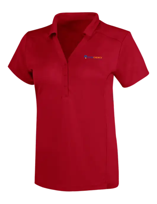 OGIO Red Womens Framework Polo w/PennEnergy Logo