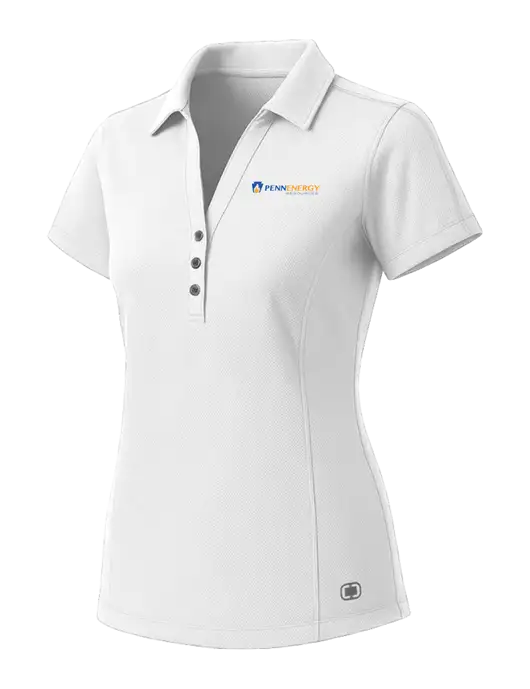 OGIO Womens White ONYX Polo w/PennEnergy Logo